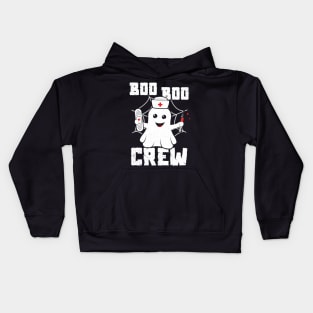 Boo Boo Crew Cute Nurse Ghost Costume Girls Funny Halloween Kids Hoodie